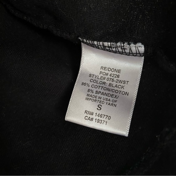 RE/DONE Black Hanes Edition T-Shirt - Picture 3 of 5